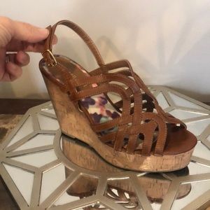 Madden Girl wedge sandal gently used- size 9